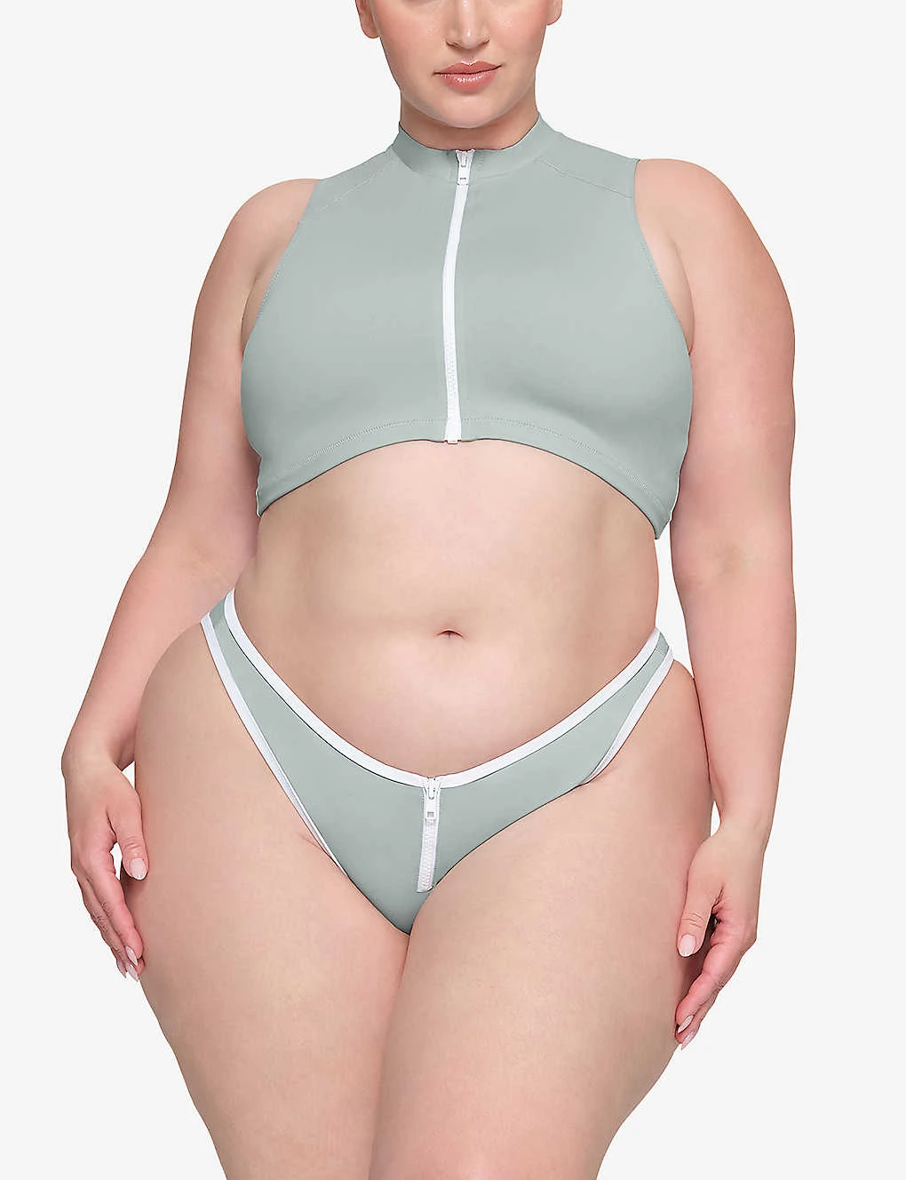 Sporty High-neck Stretch-recycled Nylon Top 4 Sporty High-neck Stretch-recycled Nylon Top - Image 2