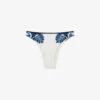 Reiss Lucille Printed High-leg Stretch Cotton-blend Bikini Bottoms 2 Reiss Lucille Printed High-leg Stretch Cotton-blend Bikini Bottoms -Sweaty Betty Store R04164811 WHITEPRINT M