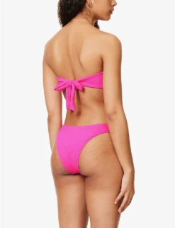 Costa Rica Recycled Polyester-blend Bikini Top 10 Costa Rica Recycled Polyester-blend Bikini Top -Sweaty Betty Store R04165692 FUCHSIACRINKLE ALT03