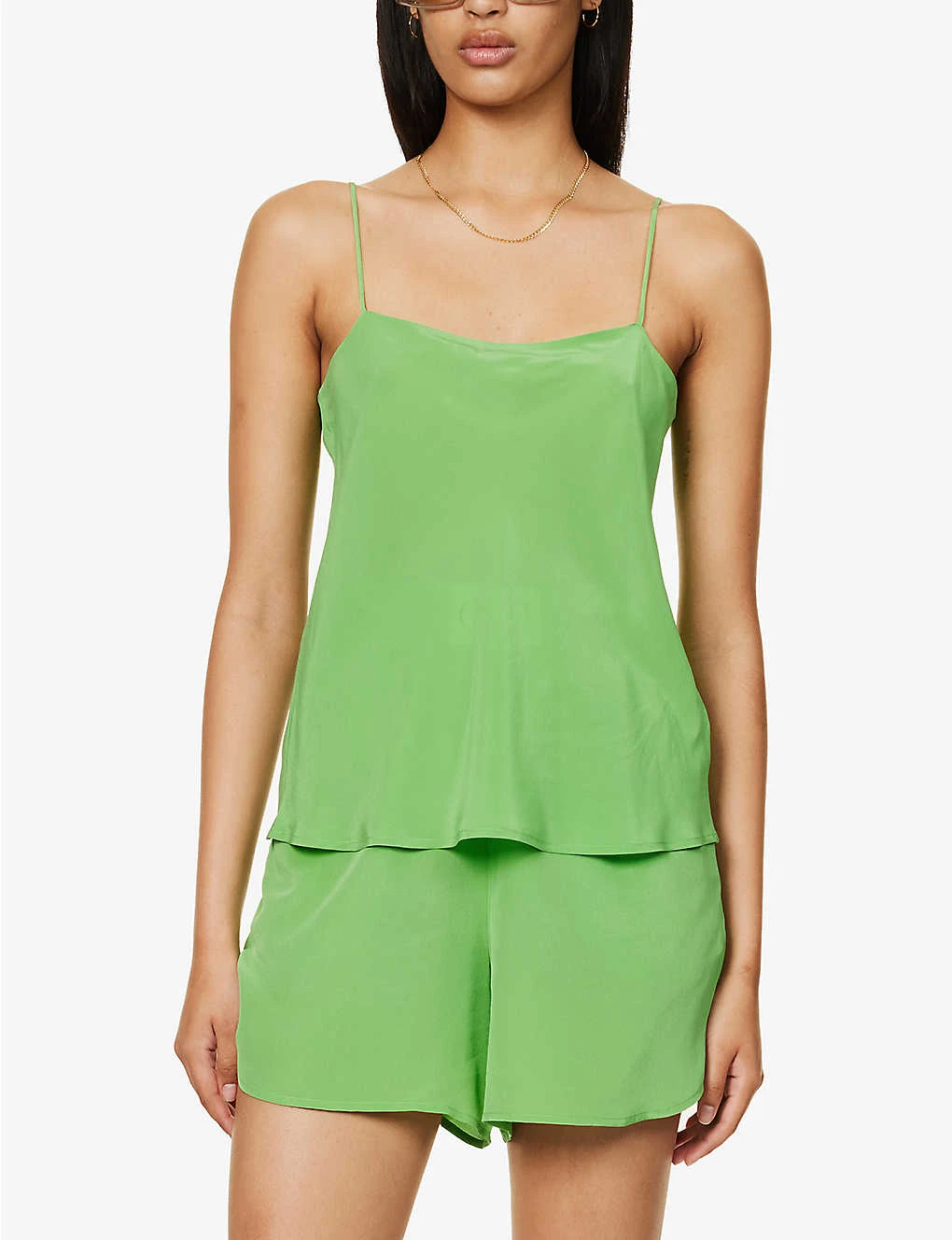 Calypso Crepe-texture Silk Pyjama Set 4 Calypso Crepe-texture Silk Pyjama Set - Image 2