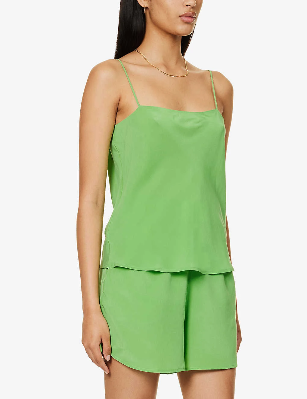 Calypso Crepe-texture Silk Pyjama Set 5 Calypso Crepe-texture Silk Pyjama Set - Image 3