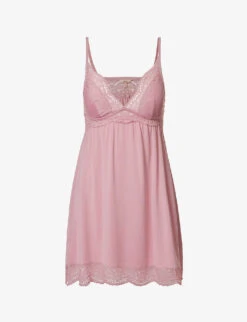 Eberjey Beatrix V-neck Stretch-jersey Nightdress