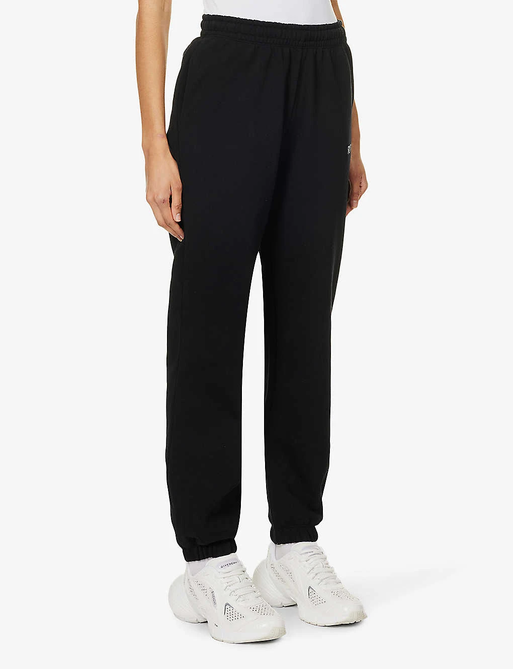 Branded Drawstring-waist Organic-cotton Jogging Bottoms 5 Branded Drawstring-waist Organic-cotton Jogging Bottoms - Image 3