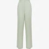 Reiss Naomi Wide-leg High-rise Stretch-wool Blend Suit Trousers