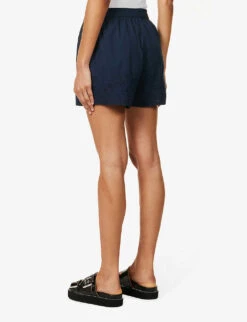 Rag & Bone Paisley-embroidered Cotton-poplin Shorts 10 Rag & Bone Paisley-embroidered Cotton-poplin Shorts -Sweaty Betty Store R04166659 SALPAISLEY ALT03