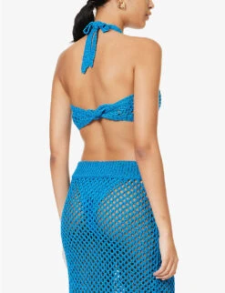 Napoli Cropped Cotton-blend Top -Sweaty Betty Store R04166757 RIDETHEWAVECROCHET ALT03