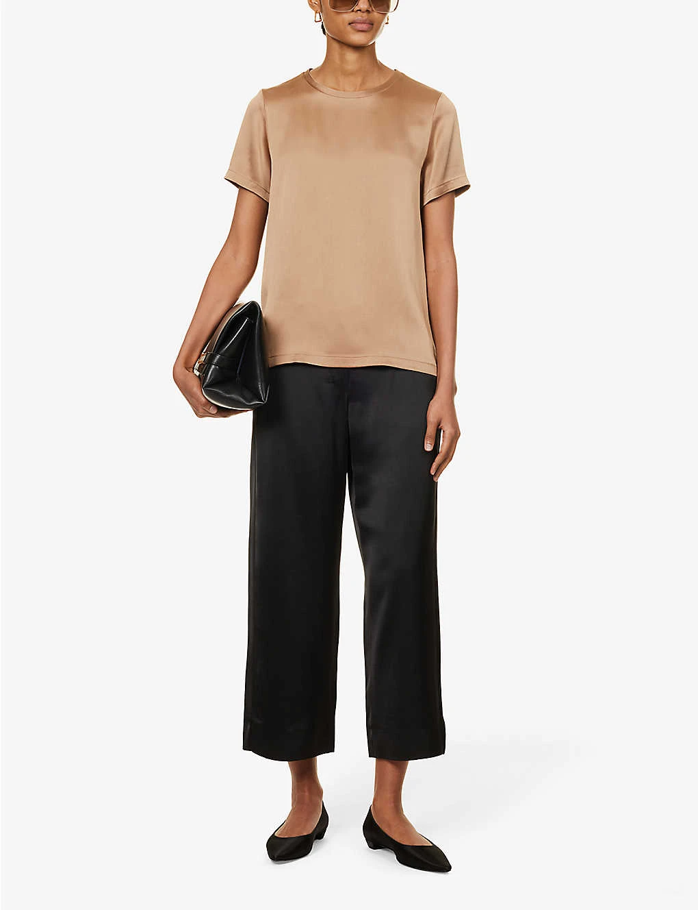 Rebecca Regular-fit Satin T-shirt 4 Rebecca Regular-fit Satin T-shirt - Image 2