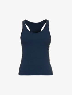 Fortuna Logo-embroidered Stretch-woven Top