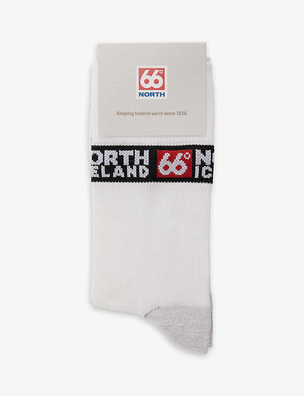 Exclusive Unisex Iceland Brand-logo Stretch-woven Socks 2 Exclusive Unisex Iceland Brand-logo Stretch-woven Socks