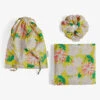 Ted Baker Denisy Beach Floral-print Cotton Sarong And Scrunchy Set -Sweaty Betty Store R04169630 YELLOW M