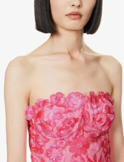 Floral-embroidered Corseted Woven Midi Dress 11 Floral-embroidered Corseted Woven Midi Dress -Sweaty Betty Store R04169920 TAFFY ALT04