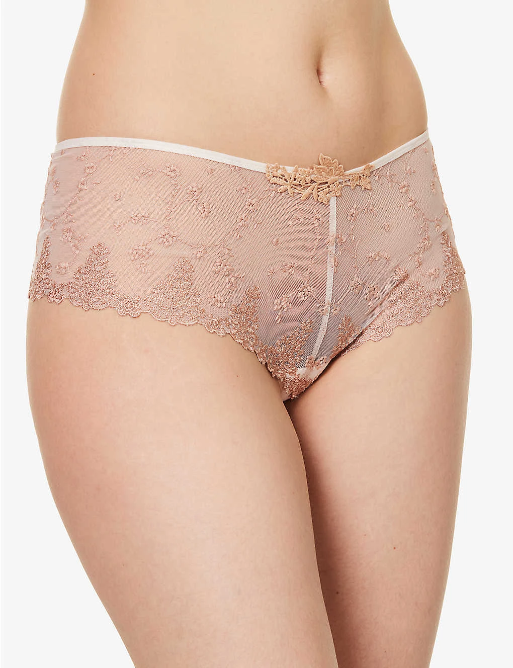 Passionata White Nights Lace-embellished Stretch-mesh Briefs 5 Passionata White Nights Lace-embellished Stretch-mesh Briefs - Image 3