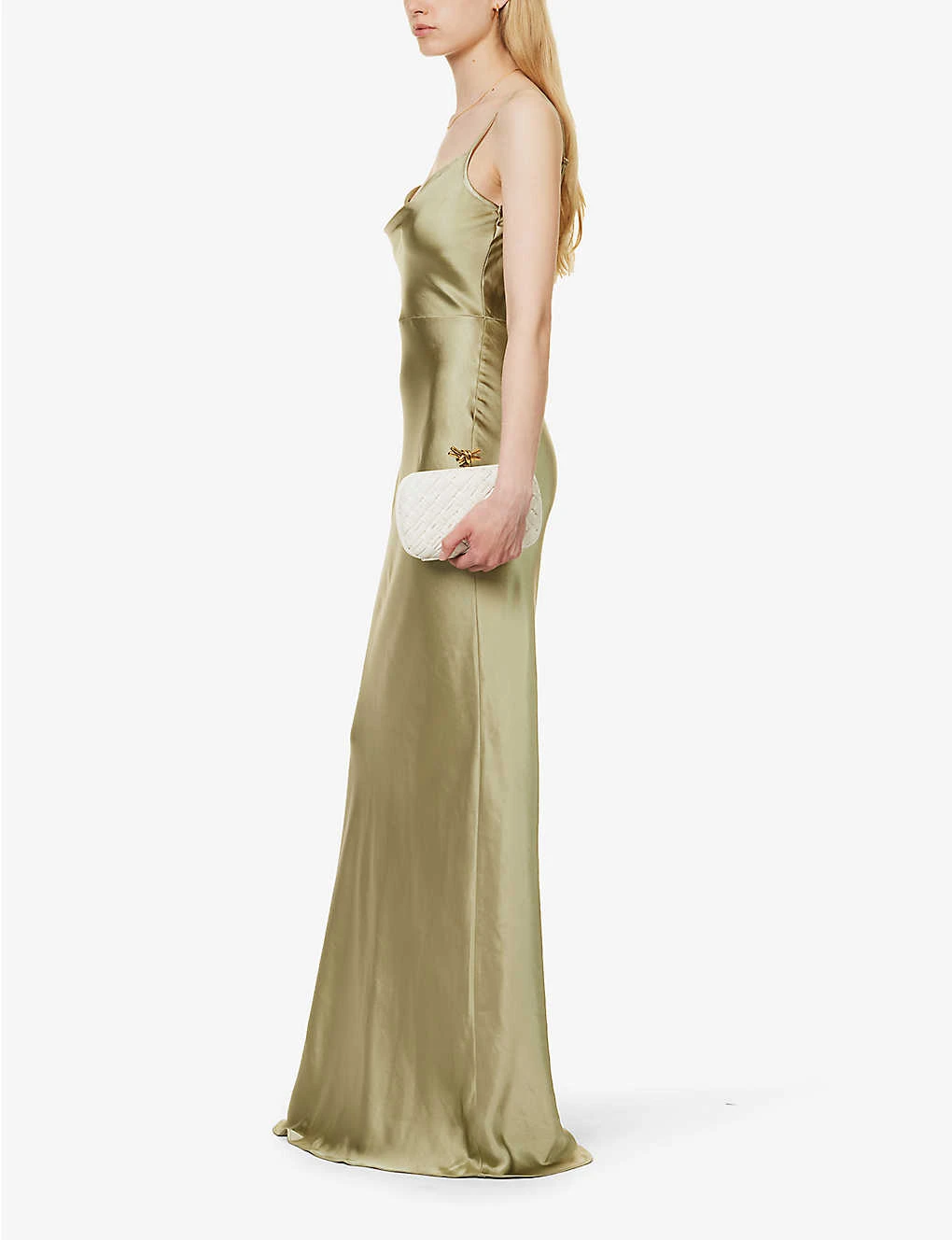Keisha Cowl-neck Satin Bridesmaid Dress 4 Keisha Cowl-neck Satin Bridesmaid Dress - Image 2