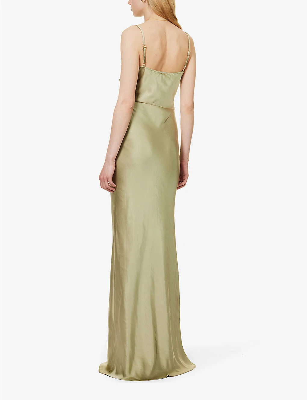 Keisha Cowl-neck Satin Bridesmaid Dress 6 Keisha Cowl-neck Satin Bridesmaid Dress - Image 4
