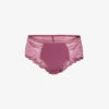 Chantelle Orangerie Floral-embroidered Stretch-woven Briefs -Sweaty Betty Store R04171580 01YTANNIN M
