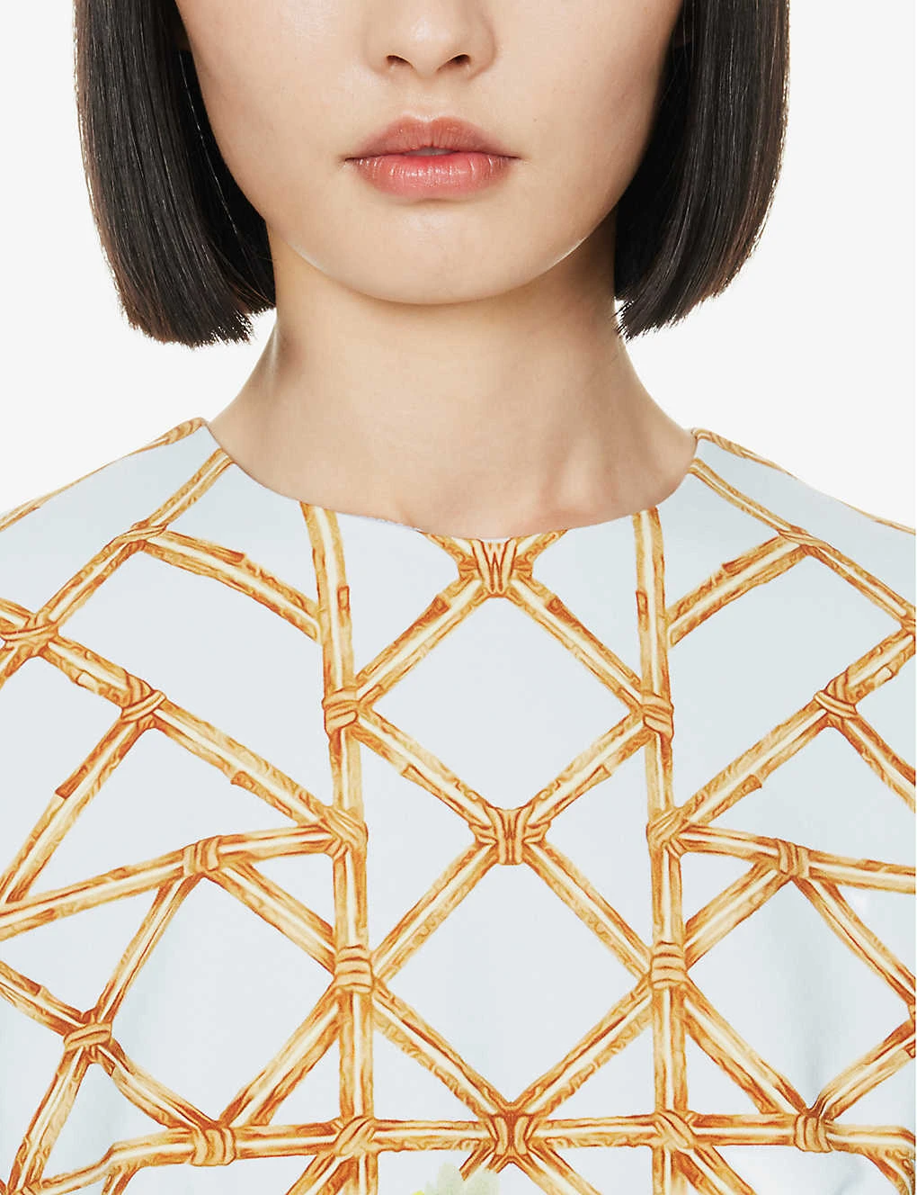 Naomi Graphic-print Stretch-woven Midi Dress 7 Naomi Graphic-print Stretch-woven Midi Dress - Image 5