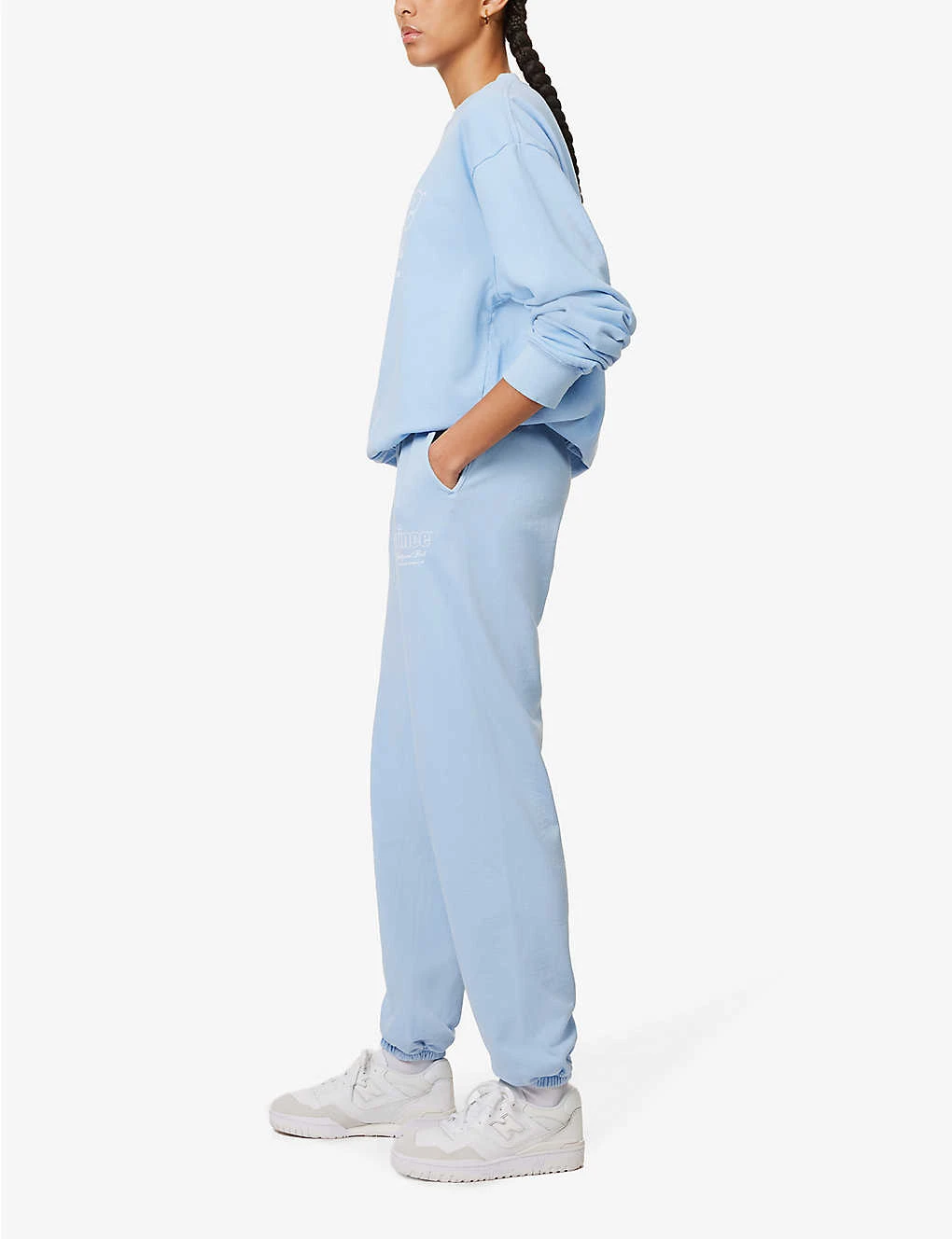 Sporty & Rich X Prince Logo-print Cotton-jersey Jogging Bottoms 4 Sporty & Rich X Prince Logo-print Cotton-jersey Jogging Bottoms - Image 2