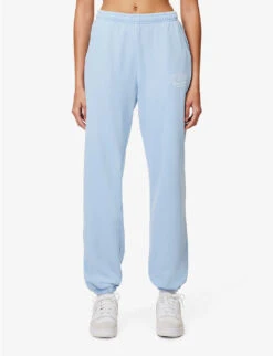 Sporty & Rich X Prince Logo-print Cotton-jersey Jogging Bottoms 9 Sporty & Rich X Prince Logo-print Cotton-jersey Jogging Bottoms -Sweaty Betty Store R04173070 BLUEWHITE ALT02