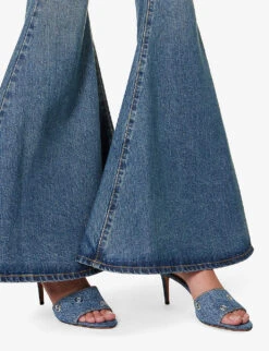 Regular-fit Flare-leg High-rise Jeans -Sweaty Betty Store R04179394 BLEUVINTAGE ALT05