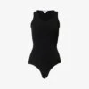 Scoop-neck High-leg Knitted Bodysuit 1 Scoop-neck High-leg Knitted Bodysuit -Sweaty Betty Store R04179403 NOIRALAIA M
