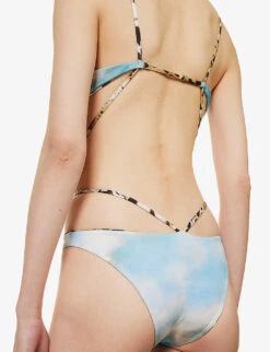 Roberto Cavalli Graphic-pattern Cut-out Swimsuit -Sweaty Betty Store R04179653 MULTICOLOUR ALT04