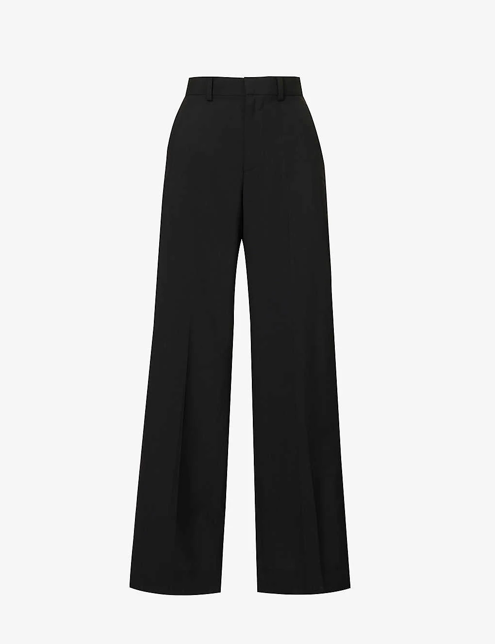 Sacai Structured-waist Wide-leg Mid-rise Woven Trousers 3 Sacai Structured-waist Wide-leg Mid-rise Woven Trousers