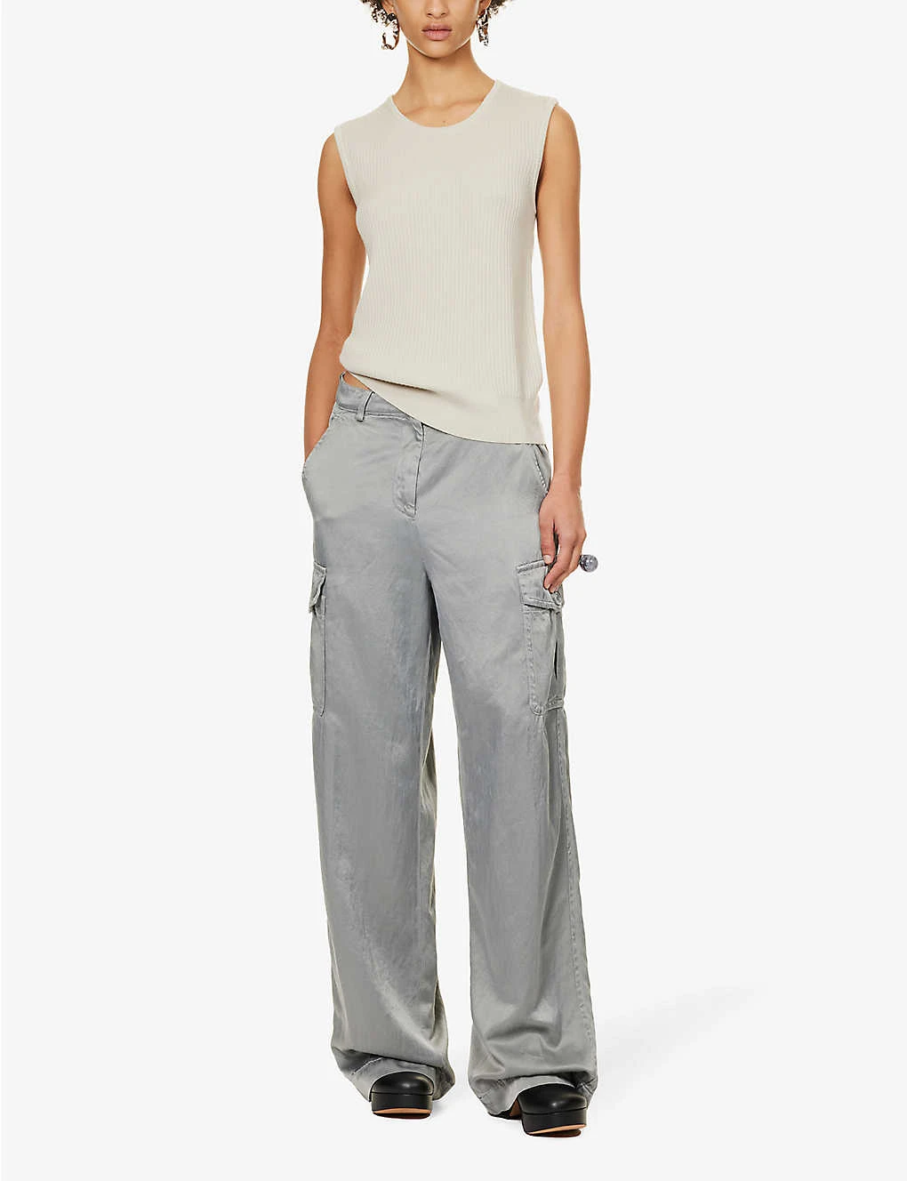 Dries Van Noten Ribbed Round-neck Wool Knitted Vest 4 Dries Van Noten Ribbed Round-neck Wool Knitted Vest - Image 2