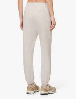 365 Brand-embroidered Tapered-leg Regular-fit Organic Cotton-blend Jogging Bottoms 10 365 Brand-embroidered Tapered-leg Regular-fit Organic Cotton-blend Jogging Bottoms -Sweaty Betty Store R04180886 STONE ALT03