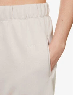 365 Brand-embroidered Tapered-leg Regular-fit Organic Cotton-blend Jogging Bottoms 11 365 Brand-embroidered Tapered-leg Regular-fit Organic Cotton-blend Jogging Bottoms -Sweaty Betty Store R04180886 STONE ALT04