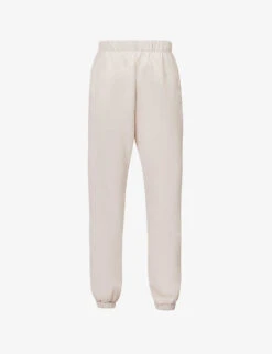 365 Brand-embroidered Tapered-leg Regular-fit Organic Cotton-blend Jogging Bottoms