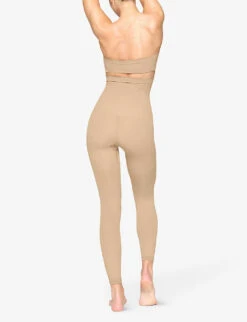 Seamless Sculpt High-rise Stretch-woven Leggings 9 Seamless Sculpt High-rise Stretch-woven Leggings -Sweaty Betty Store R04181309 CLAY ALT03