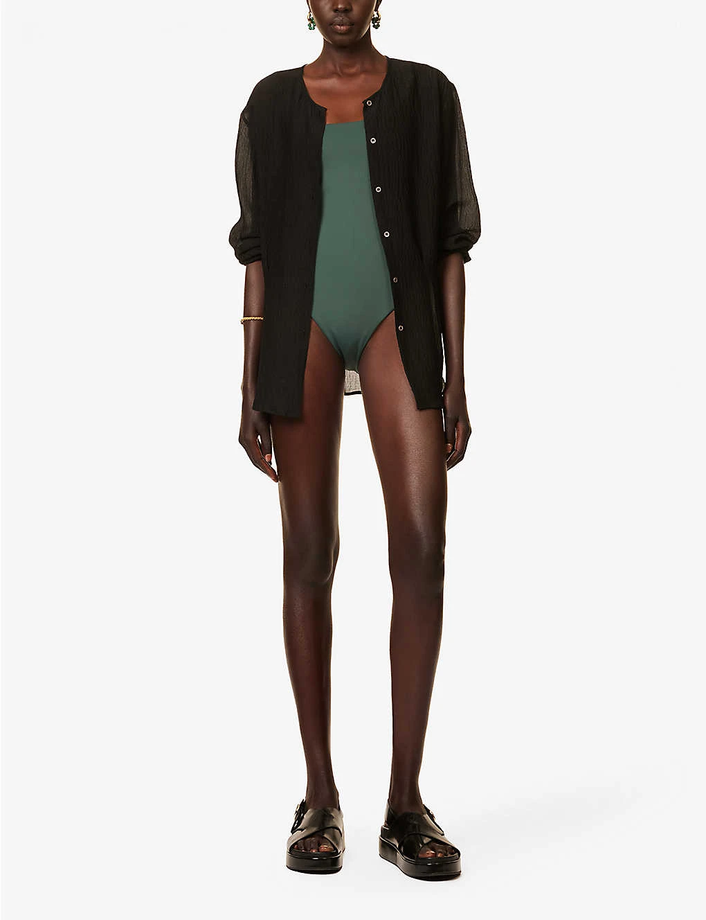 Maxime Bead-embellished One-shoulder Swimsuit 4 Maxime Bead-embellished One-shoulder Swimsuit - Image 2