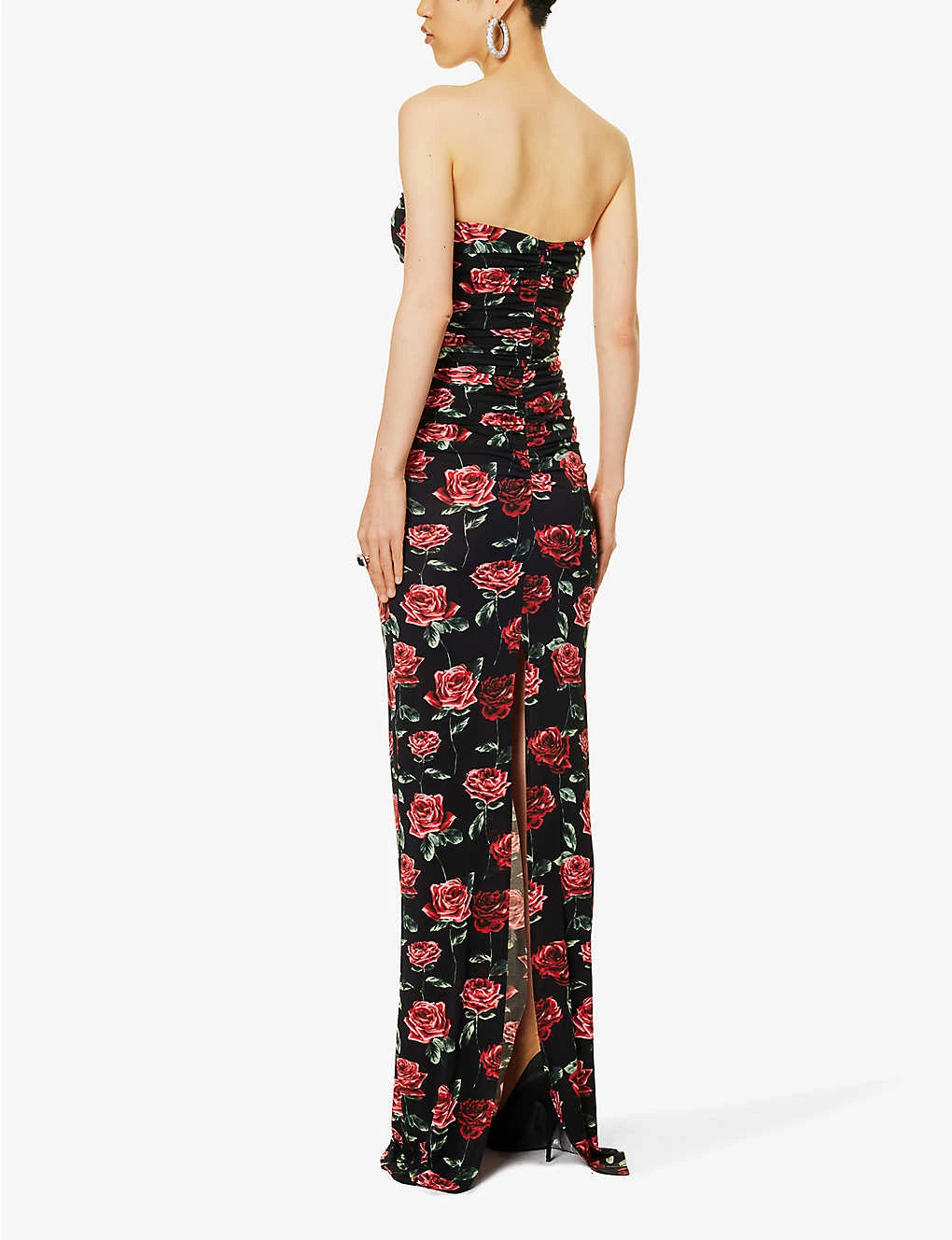 Magda Butrym Floral-print Strapless Stretch-woven Maxi Dress 6 Magda Butrym Floral-print Strapless Stretch-woven Maxi Dress - Image 4