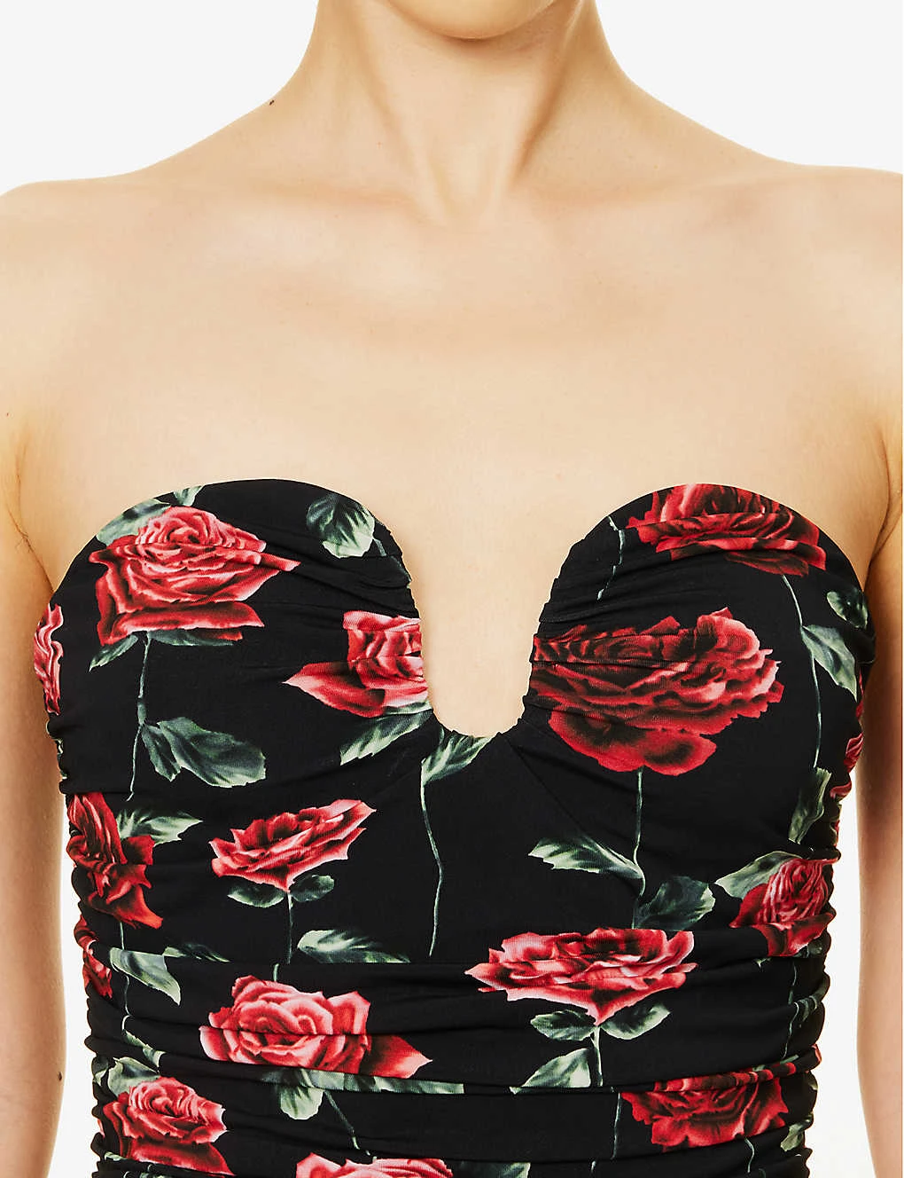 Magda Butrym Floral-print Strapless Stretch-woven Maxi Dress 7 Magda Butrym Floral-print Strapless Stretch-woven Maxi Dress - Image 5