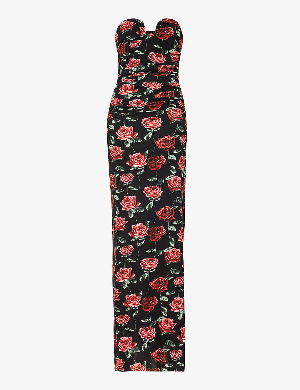 Magda Butrym Floral-print Strapless Stretch-woven Maxi Dress 3 Magda Butrym Floral-print Strapless Stretch-woven Maxi Dress