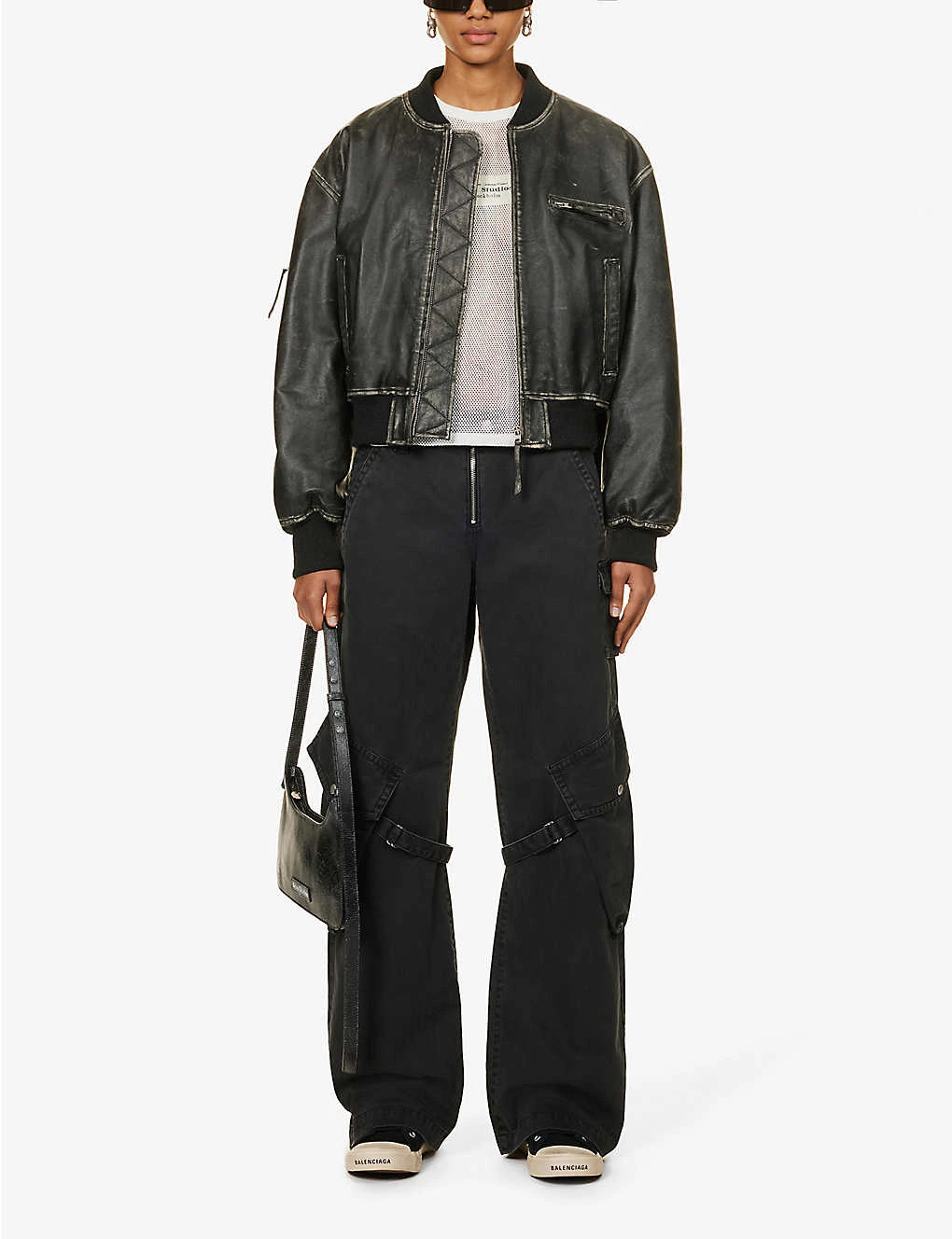 Acne Studios Potina Faded-wash Wide-leg Mid-rise Cotton Trousers 4 Acne Studios Potina Faded-wash Wide-leg Mid-rise Cotton Trousers - Image 2