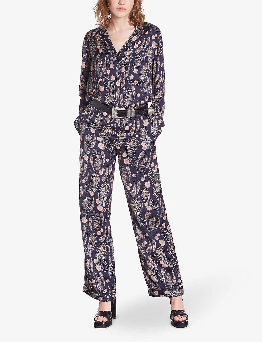 THE KOOPLES Paisley-print Straight-leg High-rise Woven Trousers 4 THE KOOPLES Paisley-print Straight-leg High-rise Woven Trousers - Image 2