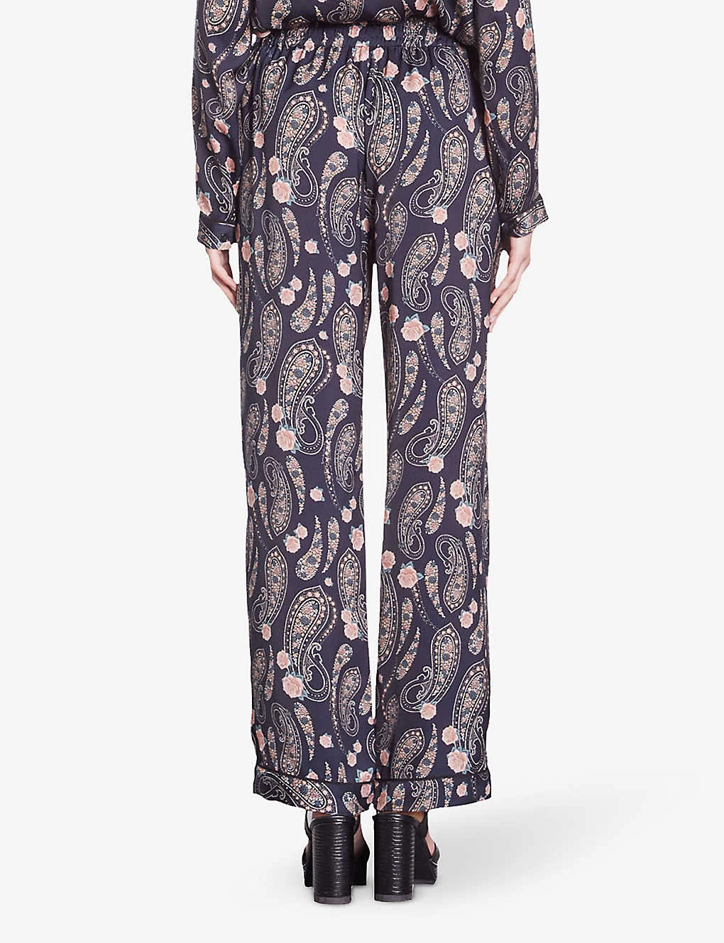 THE KOOPLES Paisley-print Straight-leg High-rise Woven Trousers 6 THE KOOPLES Paisley-print Straight-leg High-rise Woven Trousers - Image 4
