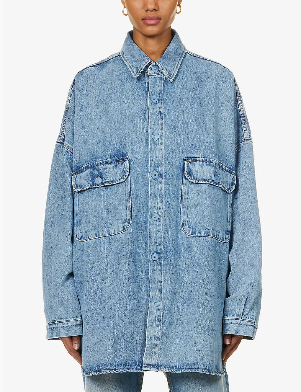 Dallas Oversized Denim Shirt 5 Dallas Oversized Denim Shirt - Image 3