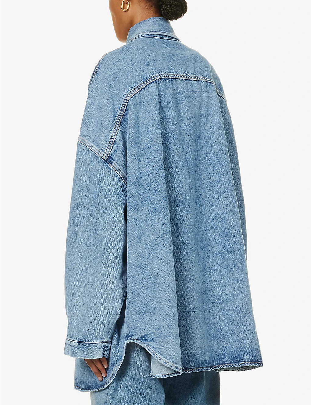 Dallas Oversized Denim Shirt 6 Dallas Oversized Denim Shirt - Image 4
