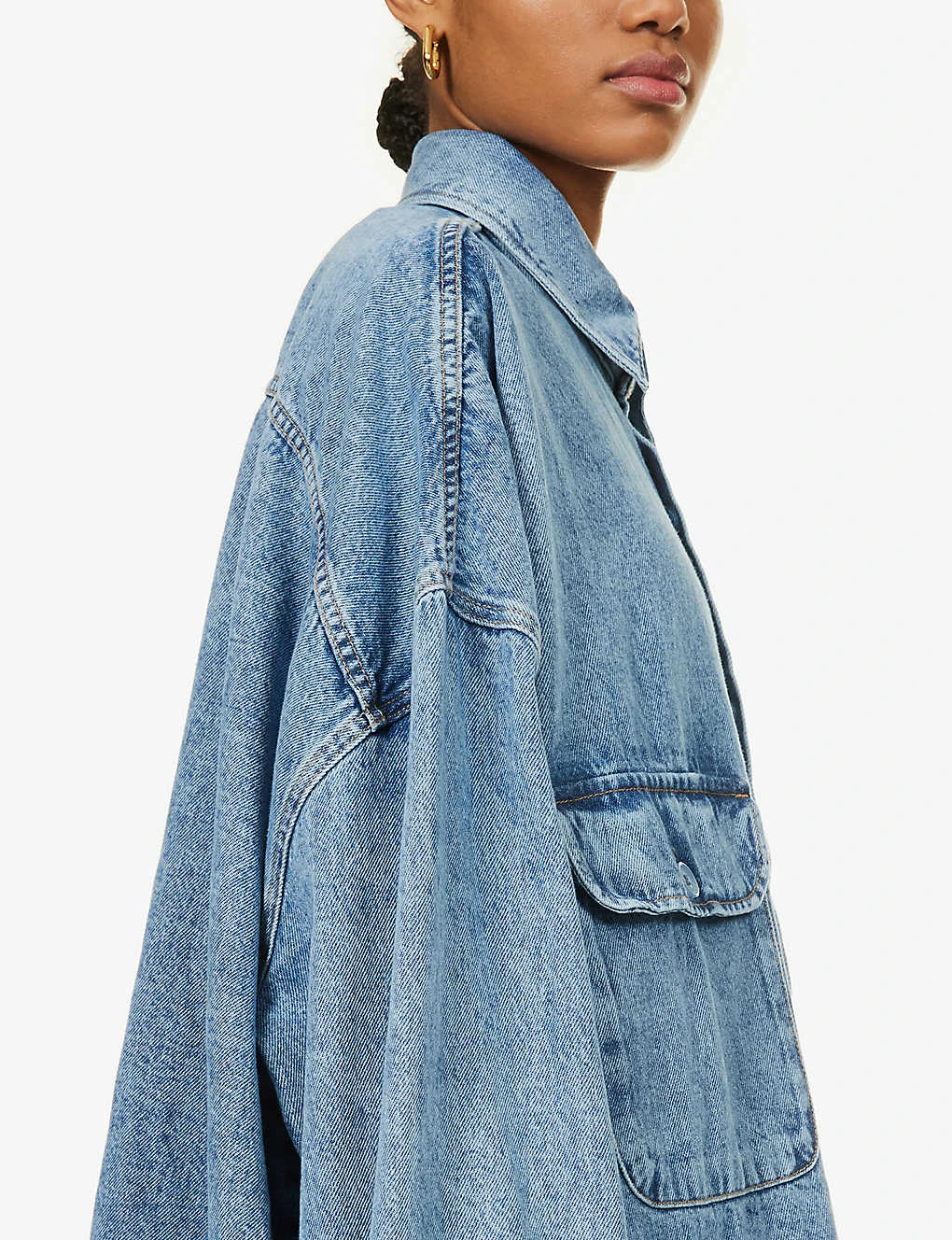 Dallas Oversized Denim Shirt 7 Dallas Oversized Denim Shirt - Image 5