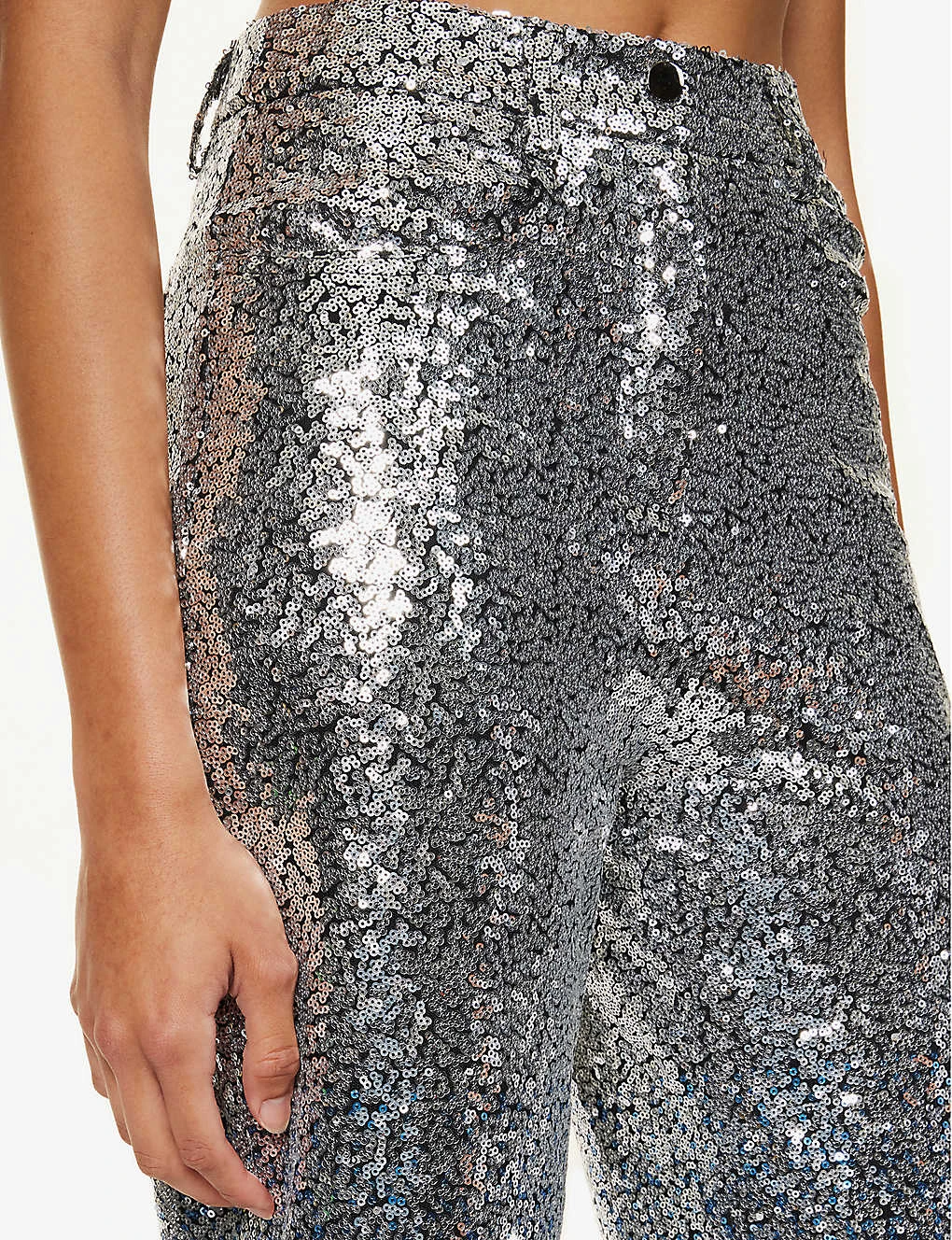 Dua Ombré Sequin-embellished Straight-leg Mid-rise Woven Trousers 7 Dua Ombré Sequin-embellished Straight-leg Mid-rise Woven Trousers - Image 5
