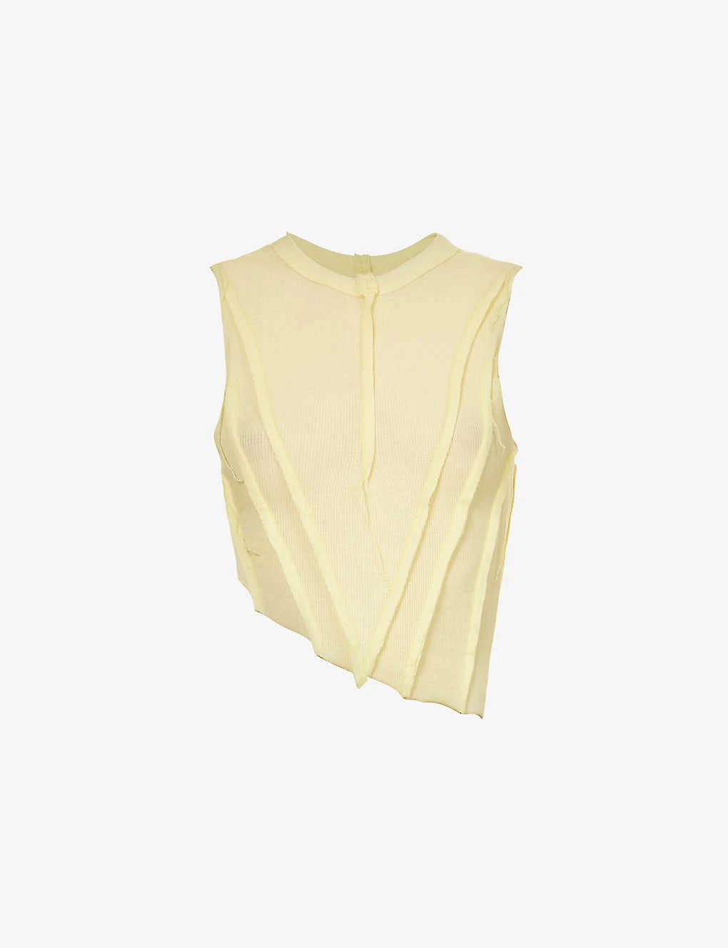 Asymmetric Sleeveless Stretch-woven Top 3 Asymmetric Sleeveless Stretch-woven Top