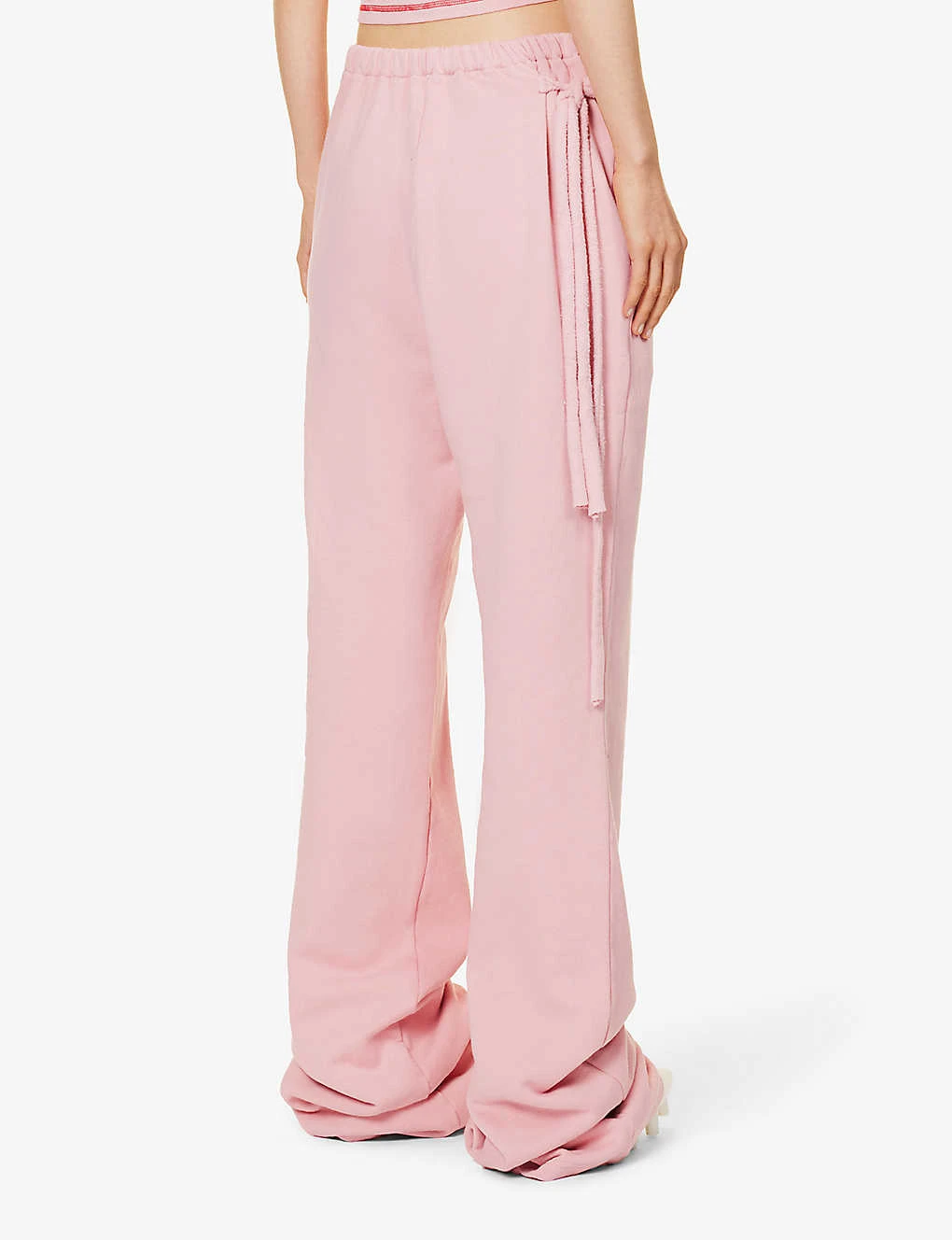 Slip-pocket Wrap-around Straight-leg High-rise Organic-cotton Trousers 6 Slip-pocket Wrap-around Straight-leg High-rise Organic-cotton Trousers - Image 4