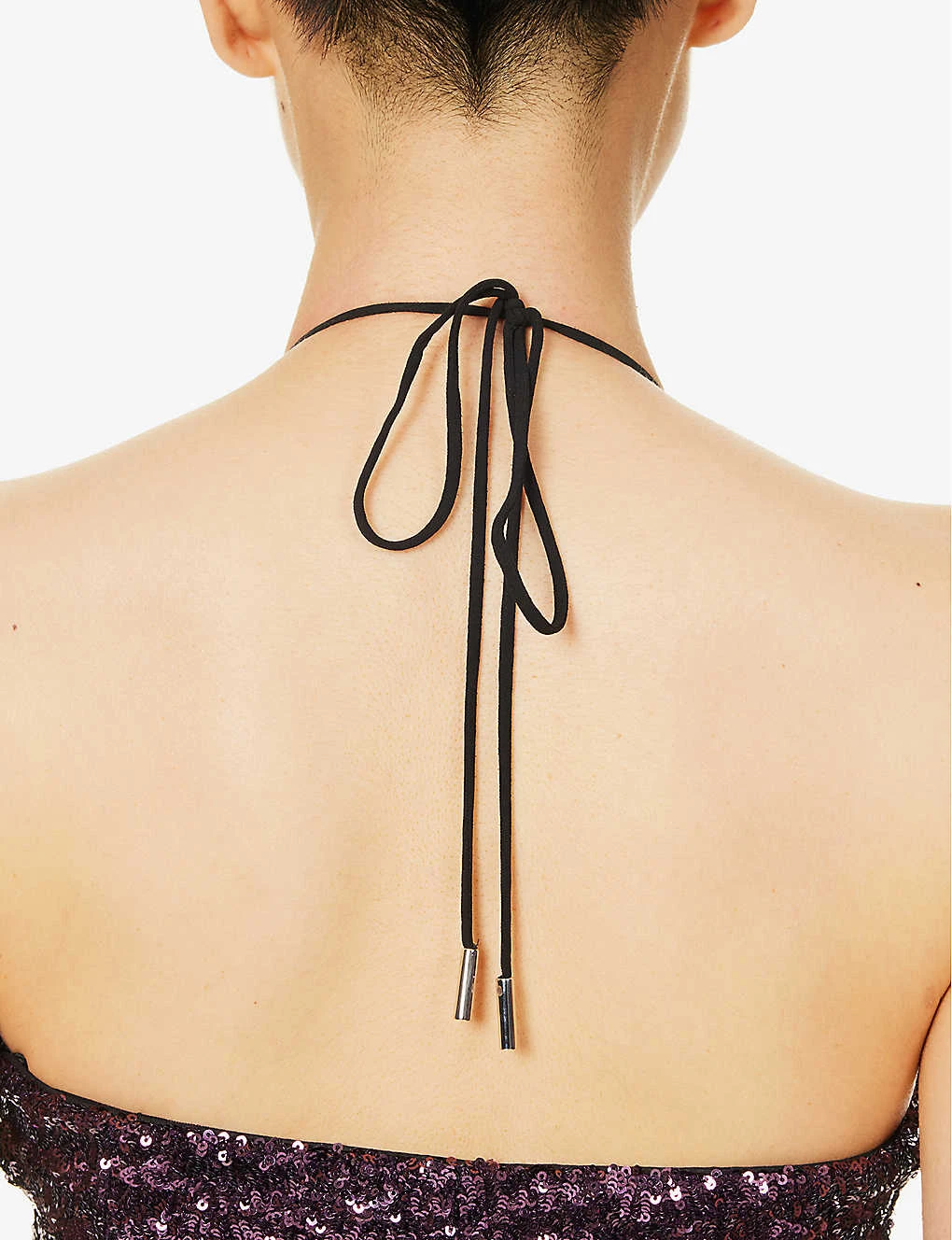 Alix Glitter-embellished Woven Top 7 Alix Glitter-embellished Woven Top - Image 5