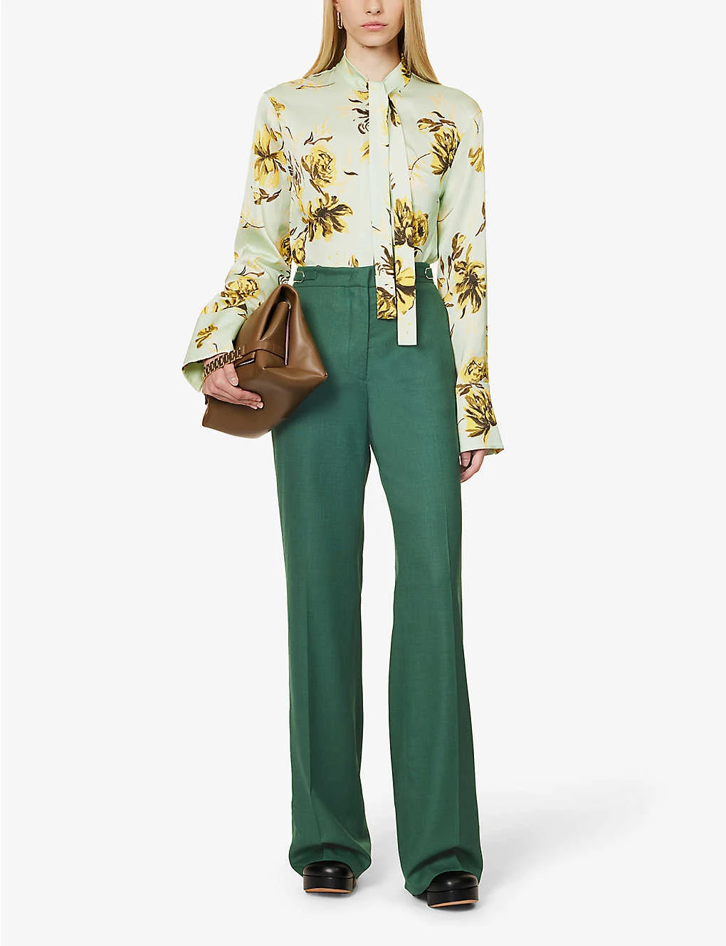 Vesta Flared Wool Suit Trousers 4 Vesta Flared Wool Suit Trousers - Image 2