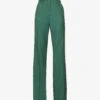 Vesta Flared Wool Suit Trousers 2 Vesta Flared Wool Suit Trousers -Sweaty Betty Store R04189121 DARKGREEN M