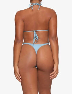 High-rise Recycled Stretch-nylon Bikini Bottoms 9 High-rise Recycled Stretch-nylon Bikini Bottoms -Sweaty Betty Store R04189615 IRISBLUE ALT03