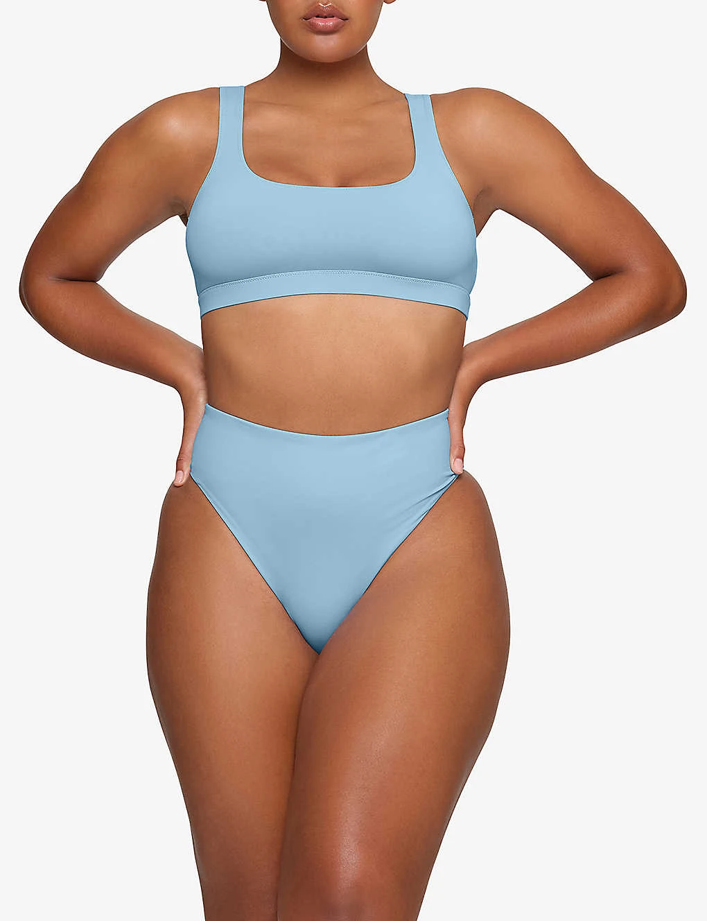 Scoop-neck Recycled Stretch-nylon Bikini Top 4 Scoop-neck Recycled Stretch-nylon Bikini Top - Image 2