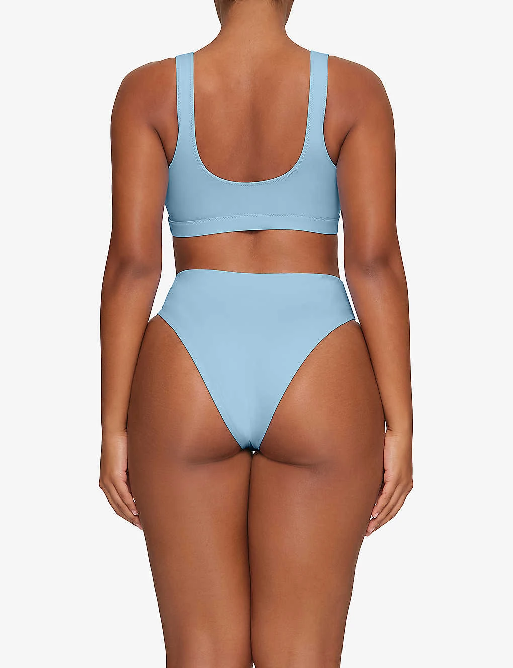 Scoop-neck Recycled Stretch-nylon Bikini Top 6 Scoop-neck Recycled Stretch-nylon Bikini Top - Image 4